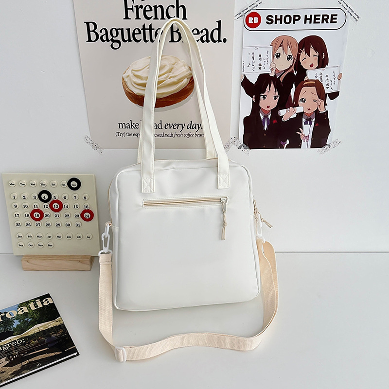 Japanese-style pain bag, 2D girl single-shoulder bag, new transparent student commuting and after-school bag, large-capacity backpack Specification drawing