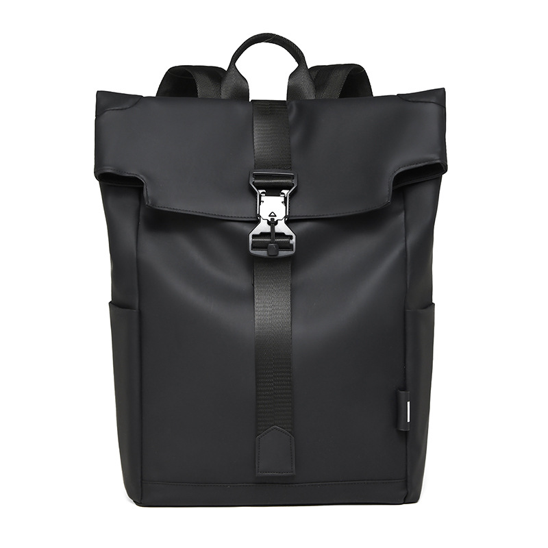 New trendy casual backpack for men, large-capacity fashionable computer backpack, water-resistant, with a handle box and backpack full figure