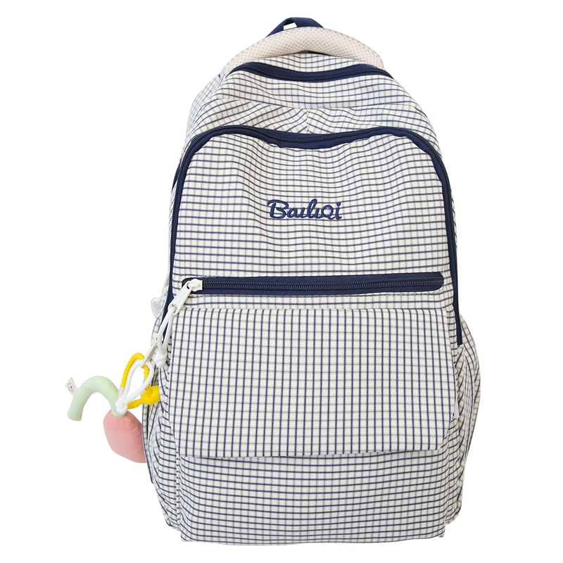 A large-capacity backpack in a pastoral style for girls, a light and refreshing travel backpack, and a forest-themed schoolbag for junior high school girls Item Picture