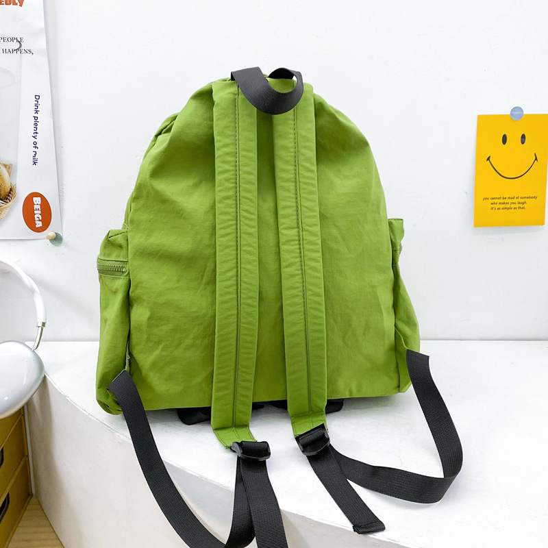 New outdoor sports drawstring backpack, unisex drawstring bag, lightweight hiking bag, college student schoolbag Specification drawing