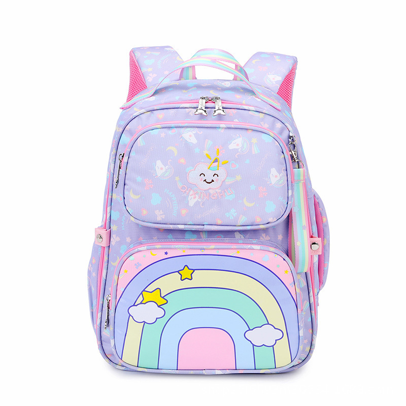 Wholesale of schoolbags for primary school students and children in foreign trade, 3456 grades, large-capacity backpacks for reducing burden and protecting the spine Item Picture
