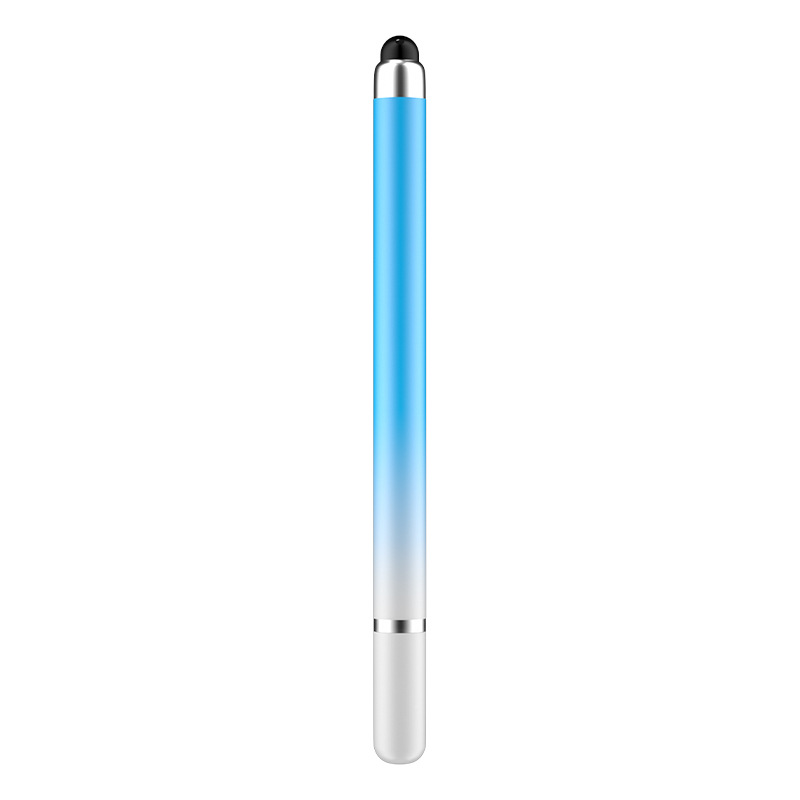 Macaron gradient color dual-head stylus, disc stylus, mobile phone tablet stylus, editing and drawing capacitive stylus Item Picture