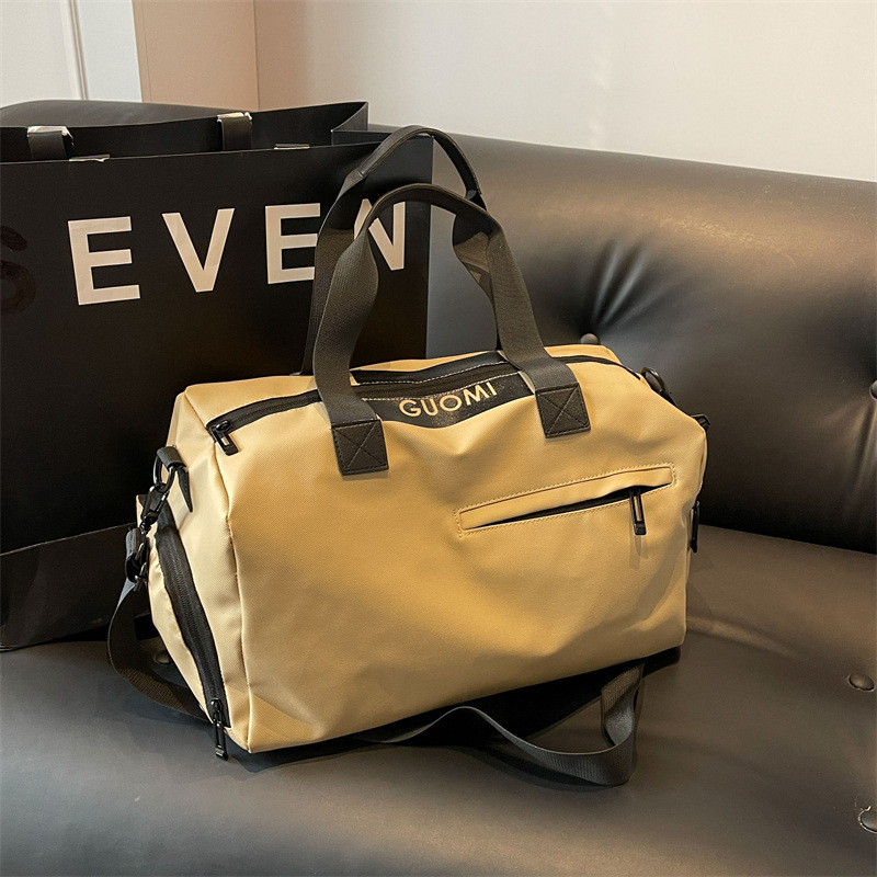 Trendy travel bags for women's short trips, dry and wet separation fitness bags, women's sports crossbody bags Specification drawing