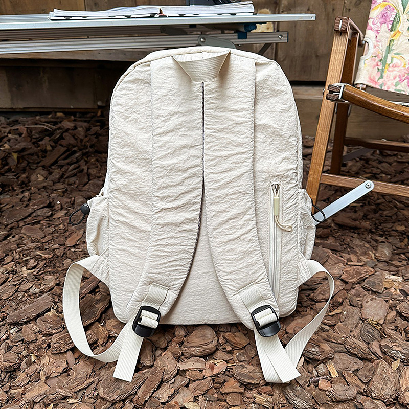A new high-appearance-level forest-themed ins fresh and simple backpack for couples, a lightweight mountain climbing and travel large-capacity backpack Specification drawing