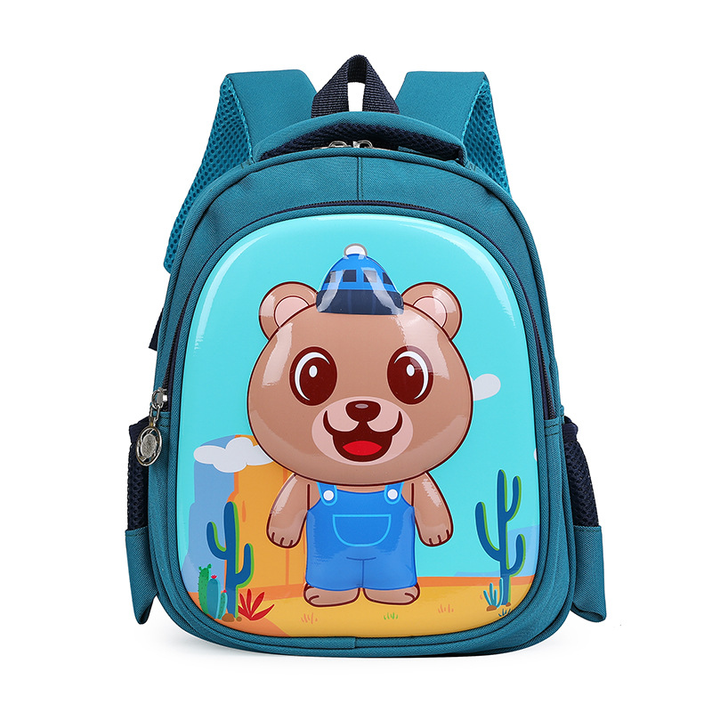 Kindergarten schoolbags for boys and girls aged 3-4, lightweight small class children's backpacks, cute cartoon hard-shell backpacks details Picture