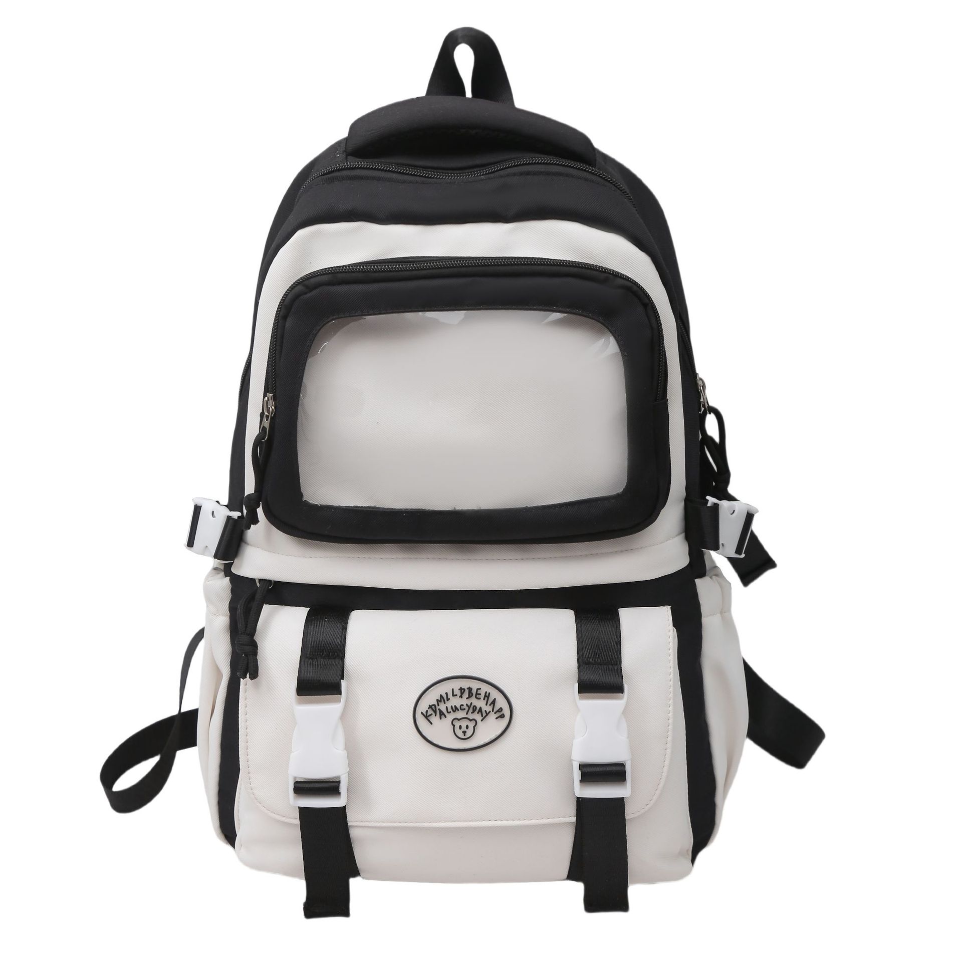 High appearance level, large capacity, cute pain pack, ice cream color contrast, sweet school style, multi-layered backpack for primary school students Item Picture