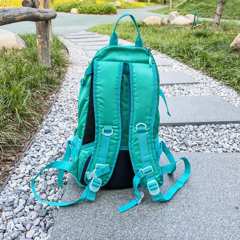 High-appearation-level mountain style ins drawstring hiking bag for men and women, travel, sports, skiing, multi-pocket, large-capacity backpack Specification drawing