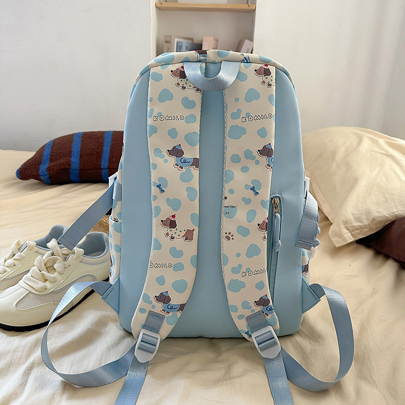 A new high-appeal Japanese-style ins fresh, sweet and cute doggy bag, a lightweight backpack for junior and senior high school students Specification drawing