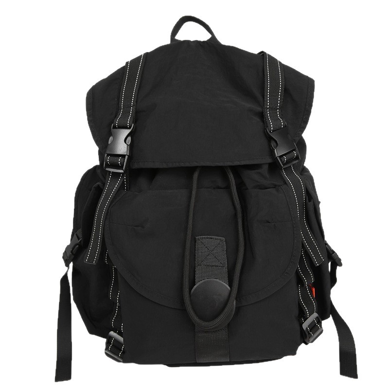 New high-appearance-level forest-themed backpack for men and women, casual, simple, lightweight, fashionable and versatile for commuting, large-capacity backpack Item Picture