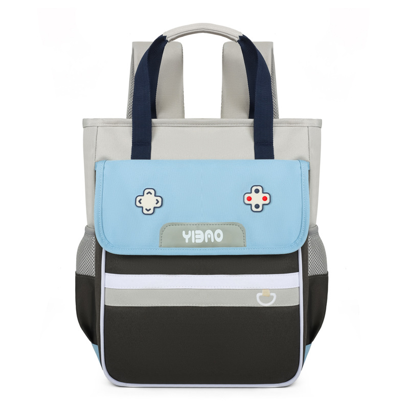 Korean-style tutorial bags, high appearance level handbags, children's backpacks, lightweight and large-capacity homework bags, book-carrying art bags Item Picture