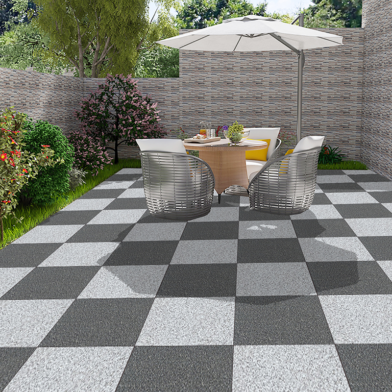 Garage floor tiles: 300x600, 25mm thick, ecological paving stone, courtyard imitation granite quartz tiles, imitation stone PC tiles Application Scenario
