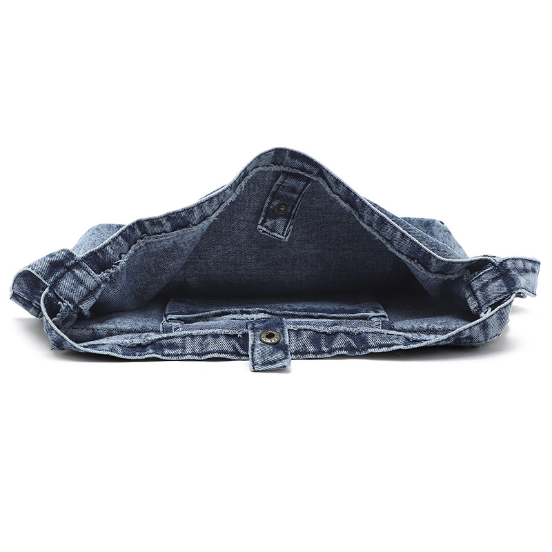 2025 New denim women's bag, large-capacity soft girl shopping tote bag, Korean version student class single-shoulder women's bag Application Scenario