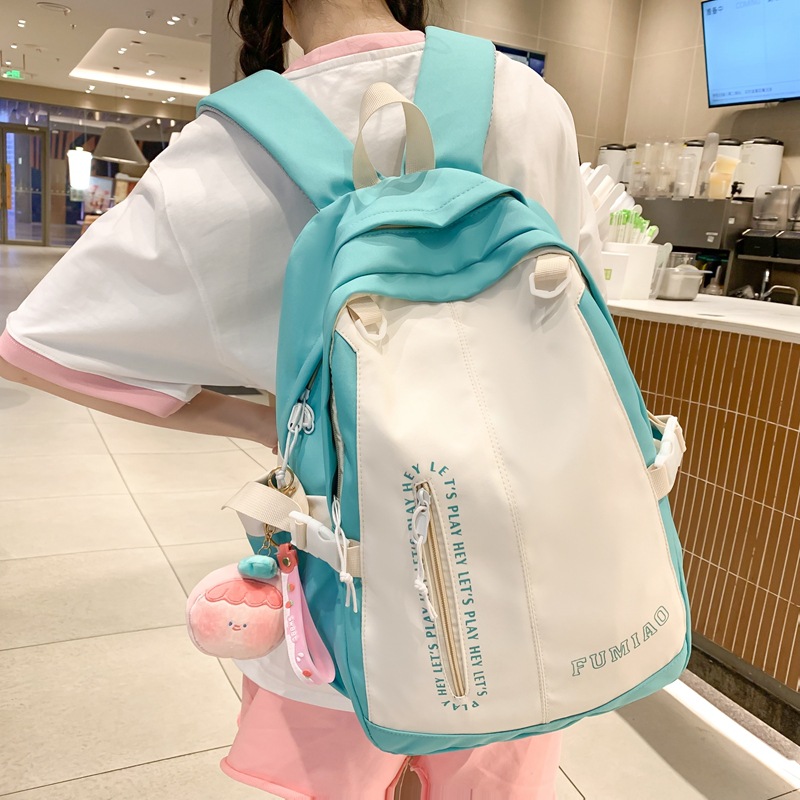 A Japanese-style Instagram high school student's cute schoolbag with a high level of appearance, a Korean-style Instagram sweet and stylish primary school student's backpack details Picture