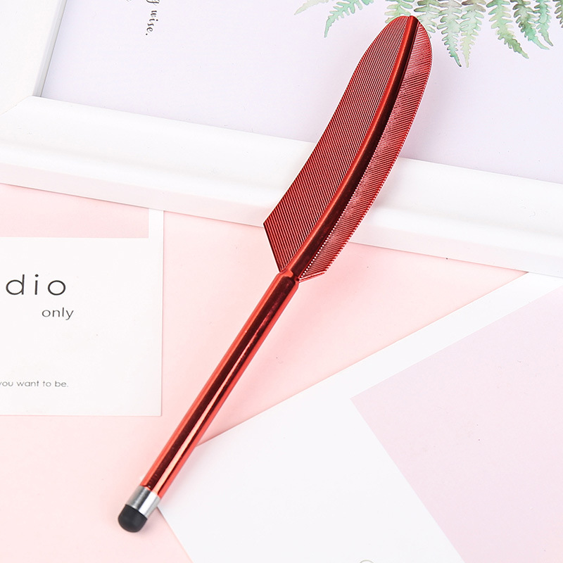 Factory direct sales of feather stylus, stylus, capacitive pen and drawing pen. Suitable for capacitive screens of Huawei, Apple, Xiaomi, etc Specification drawing
