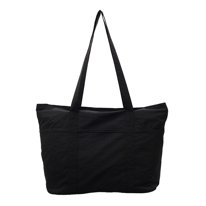 Canvas bag, women's tote bag, large capacity, 2025 new style, trendy and versatile shoulder bag, texture, class and commuting handbag Item Picture