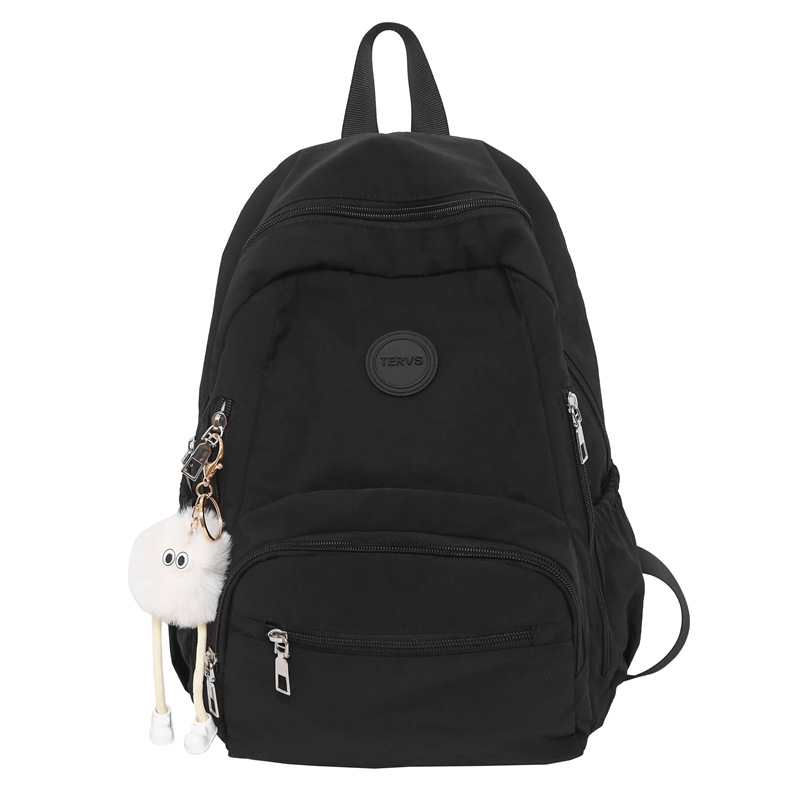 The ins backpack is a niche design backpack for female college students with a simple and solid color. It is a Korean-style travel backpack for junior and senior high school students Item Picture