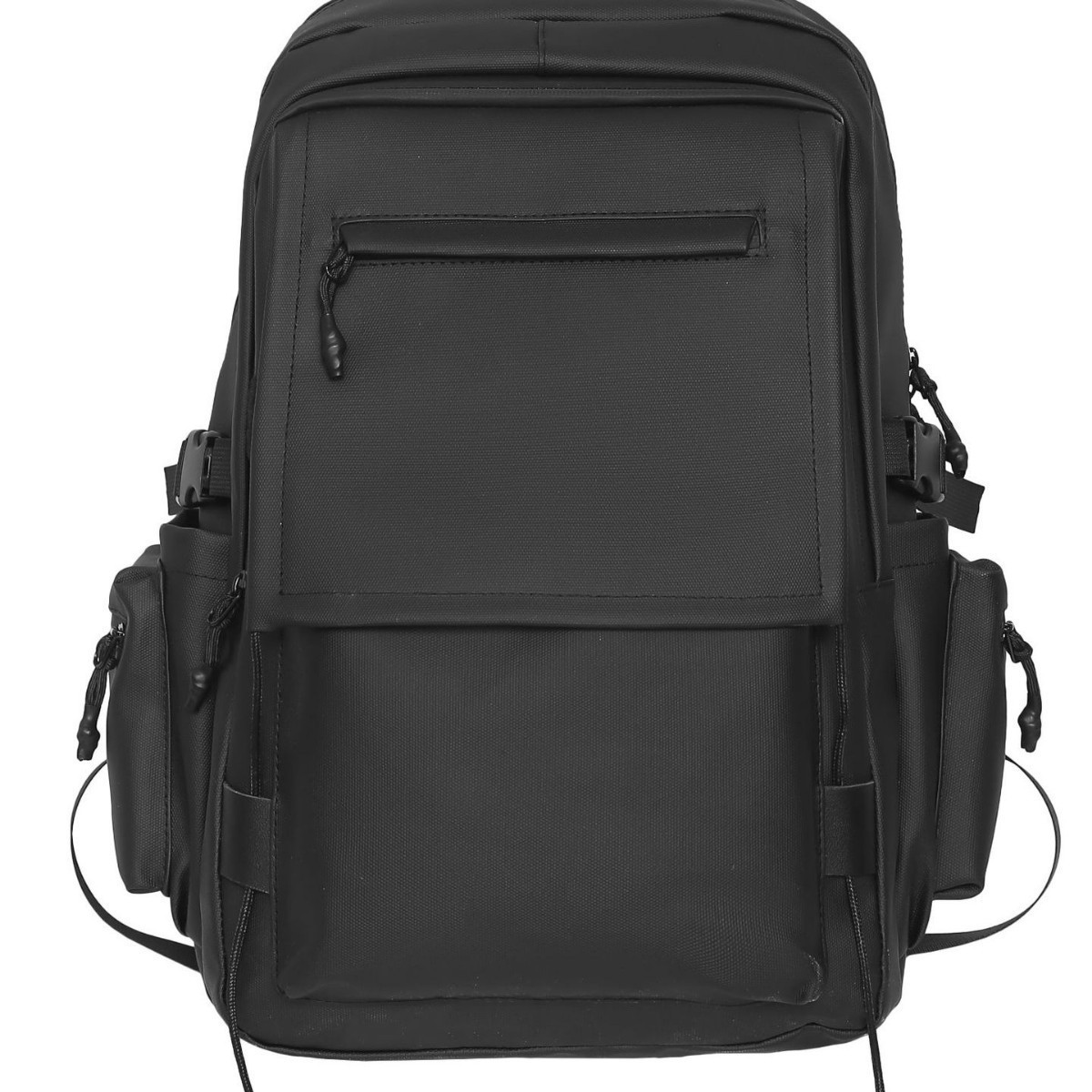 New men's backpack for casual commuting, large-capacity computer bag, fashionable and simple schoolbag for teenagers and students Item Picture