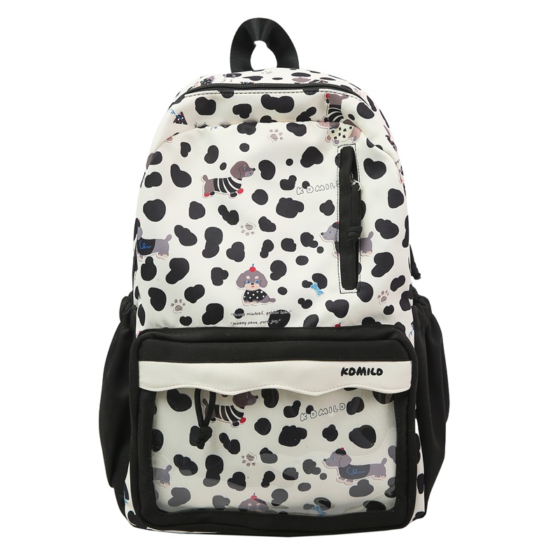 A new high-appearance-level Japanese-style fresh, sweet and cute puppy backpack, a lightweight and large-capacity backpack for junior and senior high school students Item Picture