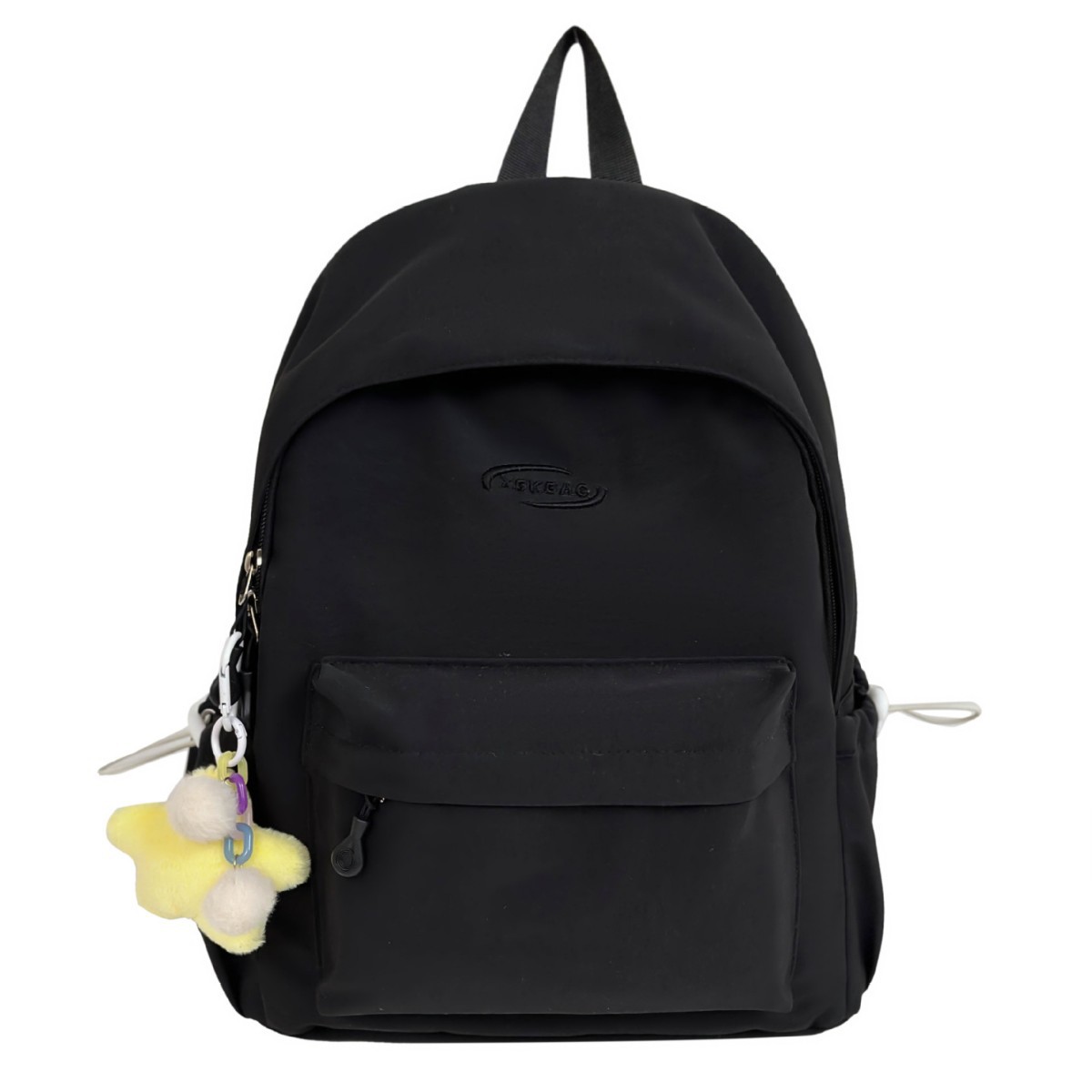This is a lightweight, simple and versatile backpack for female college students, featuring a casual and girlish style. It is also a Korean-style Instagram backpack for junior and senior high school students Item Picture