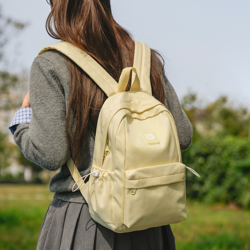 Spring new forest-themed, fresh, sweet and girlish travel and shopping backpack with high appearance level and children's study backpack details Picture