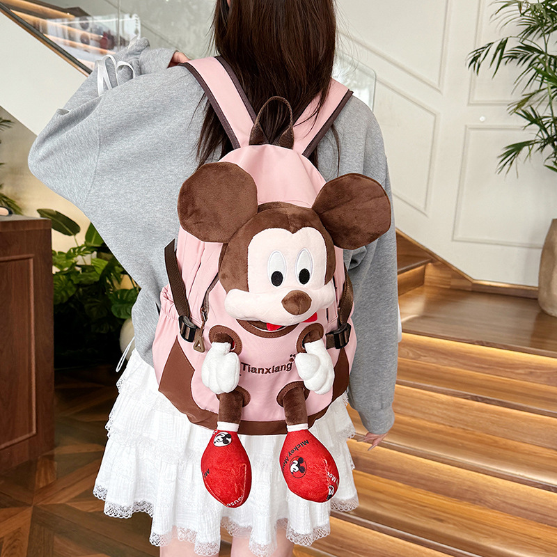 Cute cartoon schoolbag for junior high school girls and college students, 2025 new style backpack, Instagram niche Japanese style personalized backpack details Picture