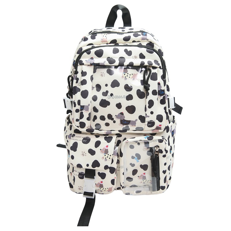 A new high-appeal Japanese-style ins fresh, sweet and cute doggy bag, a lightweight backpack for junior and senior high school students Item Picture