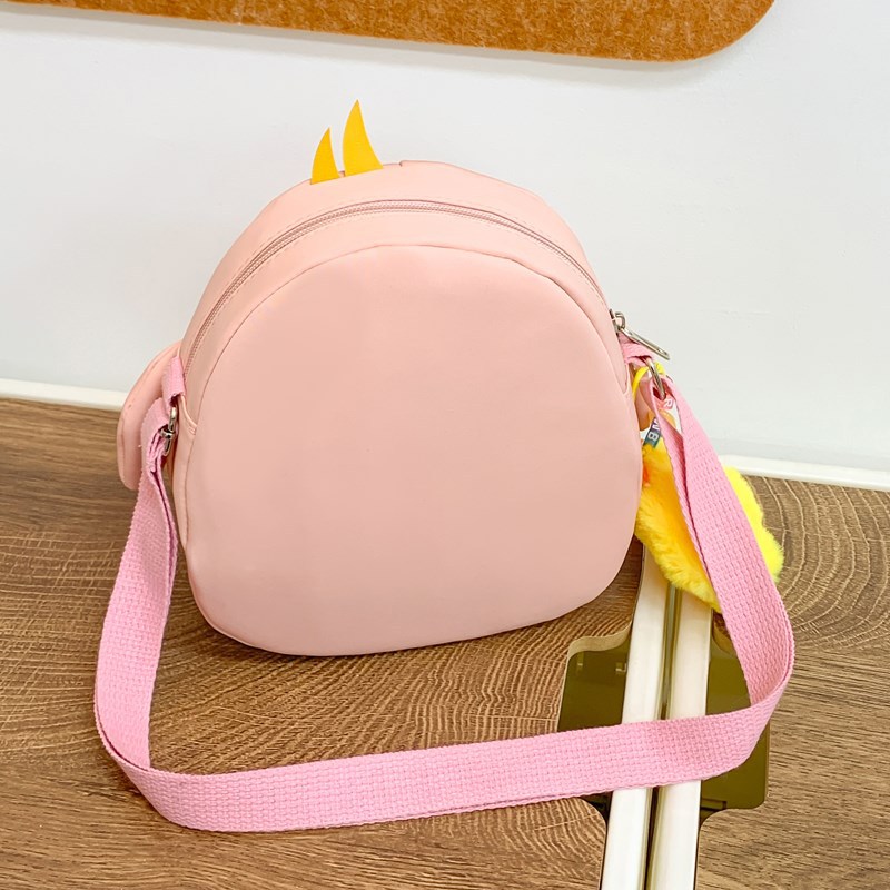 Cute penguin cartoon schoolbag, girls' canvas crossbody bag, versatile Instagram girls' summer Japanese-style cute bag Specification drawing