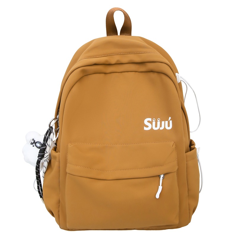 Female college student's Instagram Japanese-style simple backpack, college style, large-capacity travel backpack for junior and senior high school students Item Picture