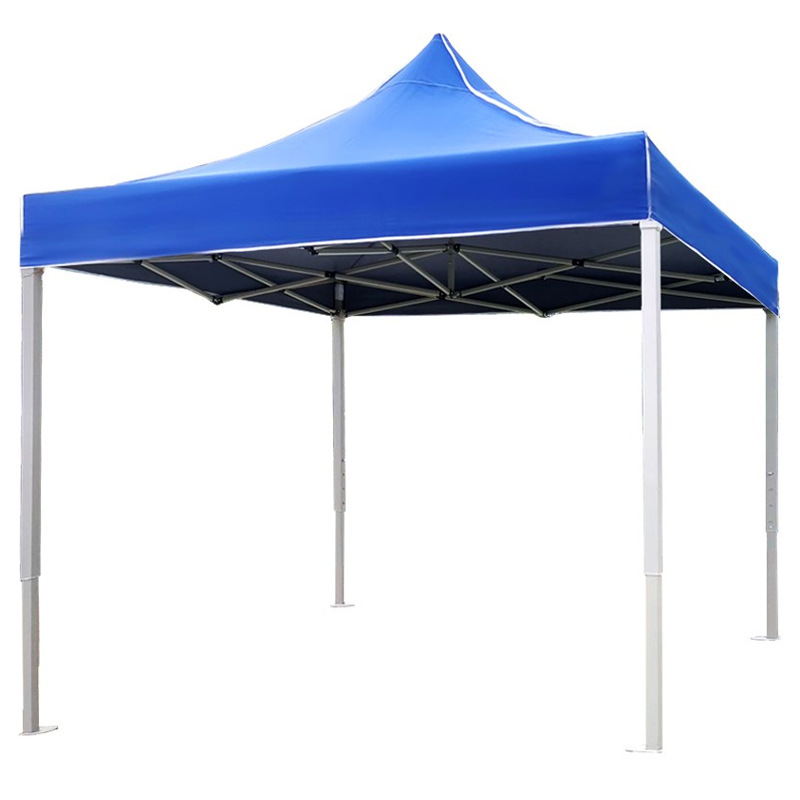 Four-corner outdoor tent advertisement, 3*3 telescopic folding sunshade umbrella, four-legged umbrella, parking and rain shelter, stall full figure