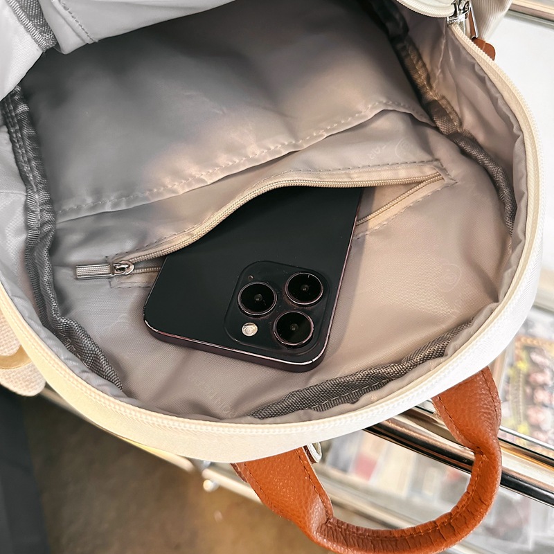 Korean-style fashionable ladies' lightweight, mini and versatile backpack for work, commuting and travel, casual and simple single-shoulder bag Specification drawing