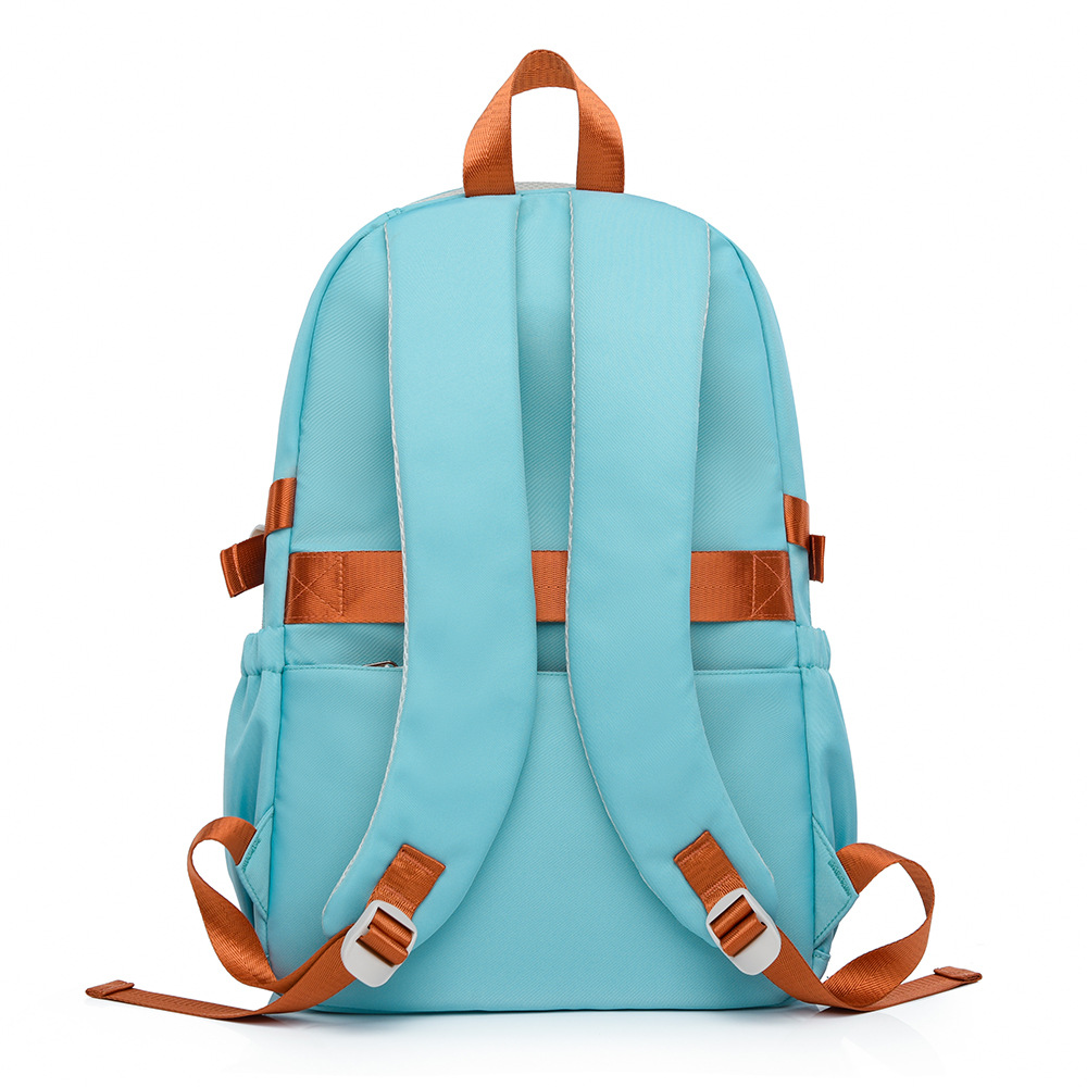 A new high-appearance-level forest-themed ins fresh and sweet backpack for junior and senior high school students, a light spring outing travel and mountain climbing backpack Specification drawing