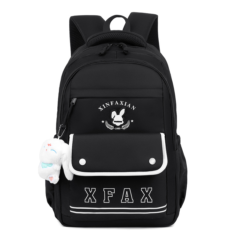 This new schoolbag is a lightweight backpack for girls in the Korean style with multiple compartments and a high level of appearance, suitable for primary and secondary school students in grades three to six Specification drawing