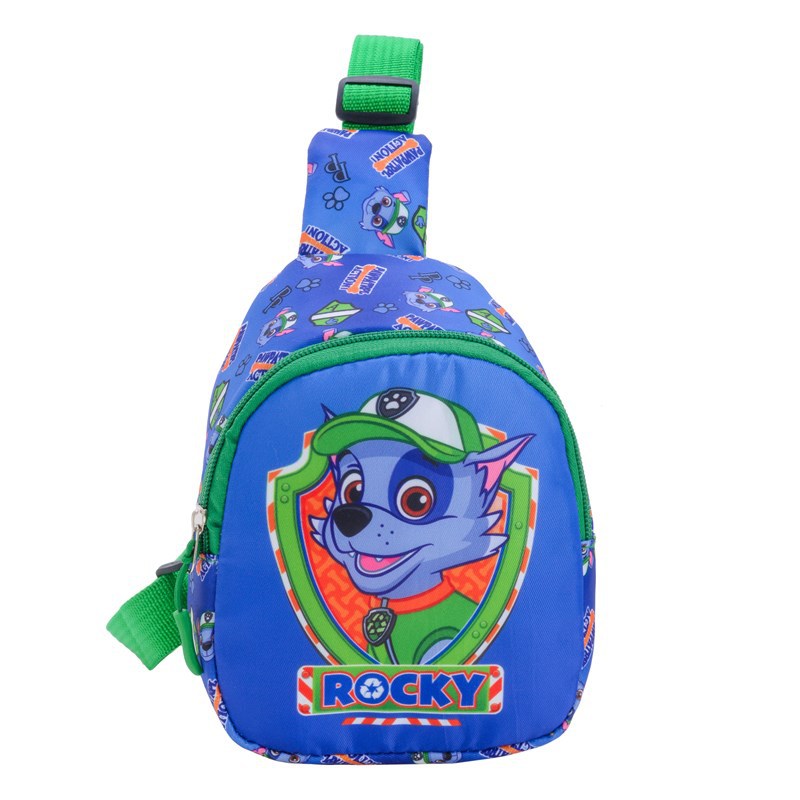 A new winter children's cartoon and animated dog woof Woof print crossbody bag for kindergarten casual outings Item Picture
