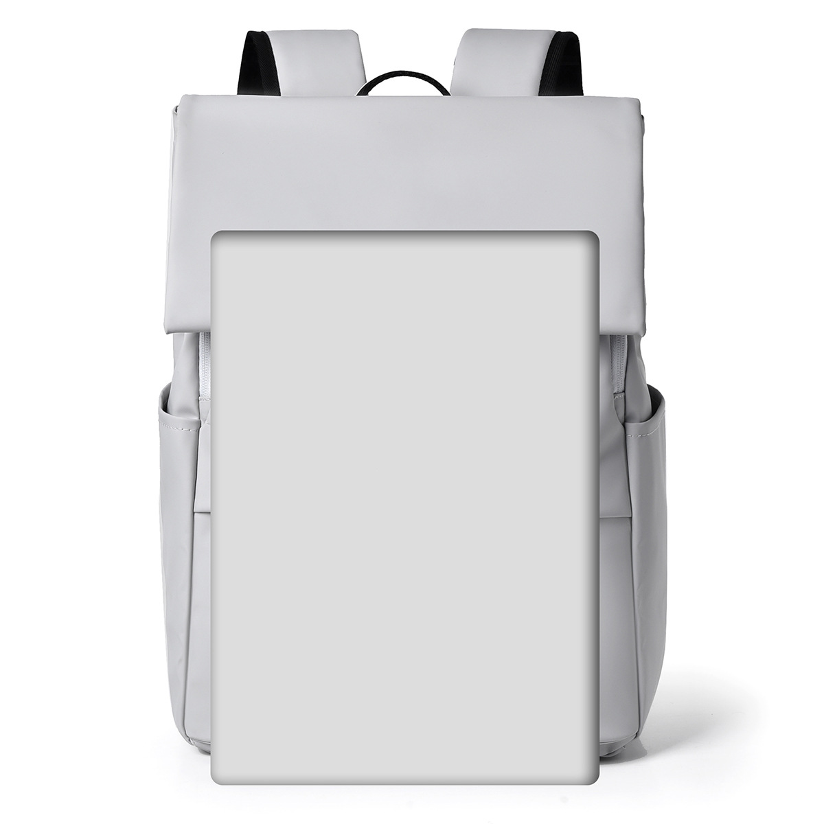 New cross-border casual, fashionable, high-end business commuting computer backpack for men with magnetic flip cover design travel backpack details Picture
