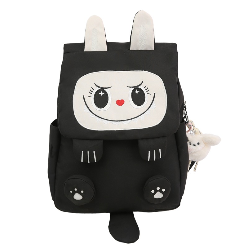 A new high-appeal, fresh, sweet and cute cartoon backpack for junior and senior high school students, with a large capacity for light travel Item Picture