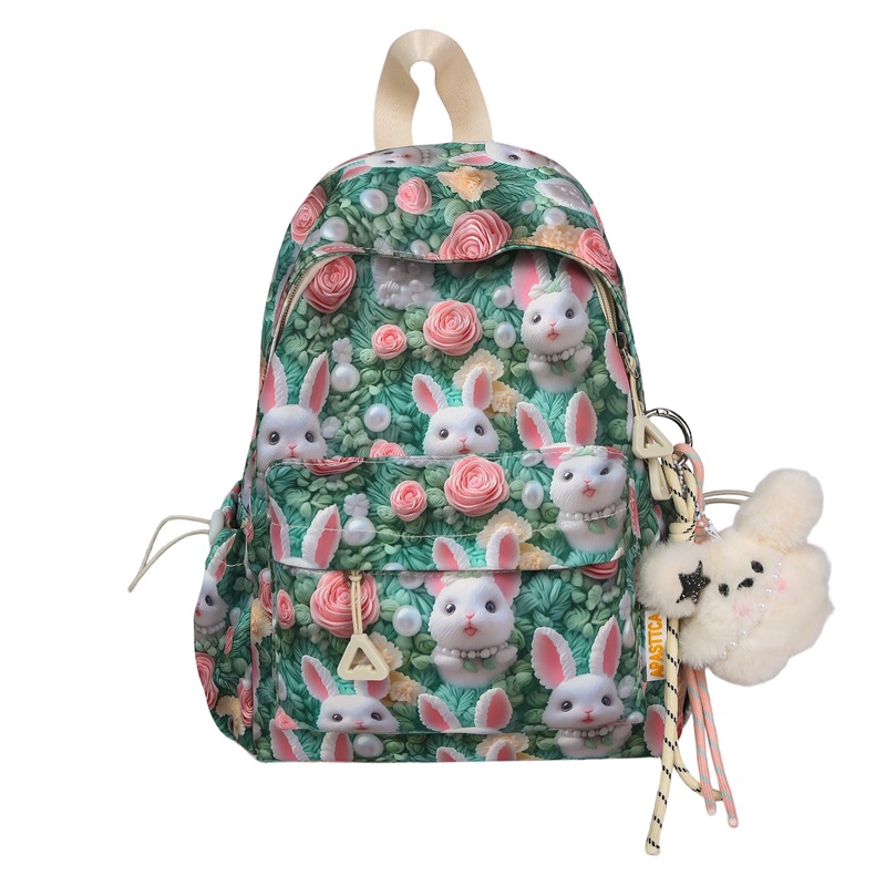 A new high-appearance-level, fresh, sweet and three-dimensional cartoon backpack, a lightweight mini backpack for junior and senior high school students to take extra classes Item Picture