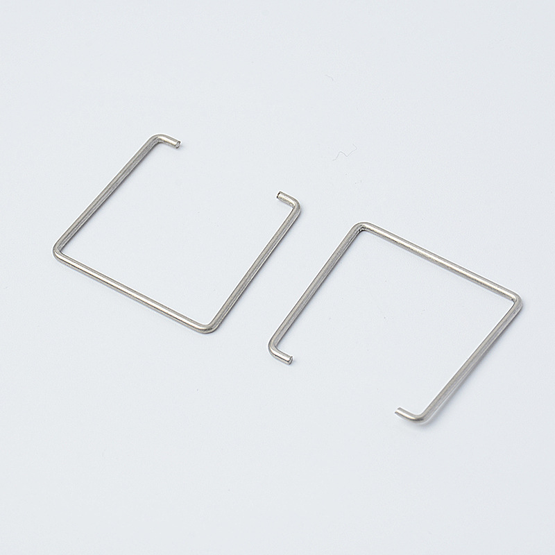 Steel wire bending processing, stainless steel wire forming, spring U-shaped bending, spring steel wire bending forming, customized details Picture