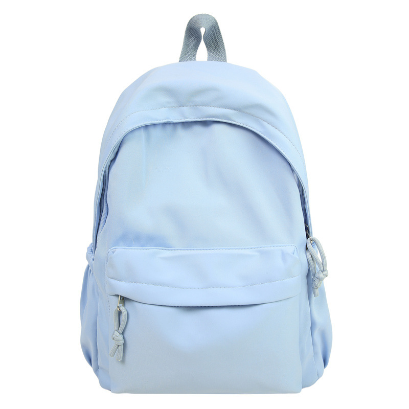 New schoolbag for girls in an ins style, simple and lightweight backpack for campus, Korean style, versatile, forest-themed backpack for junior and senior high school students Item Picture