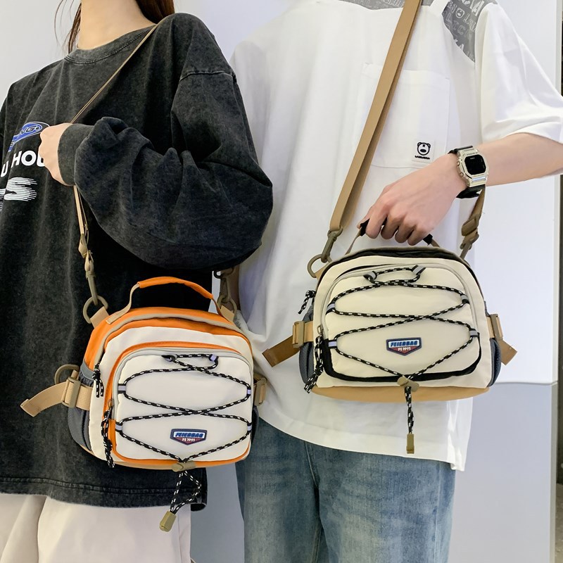 Korean-style versatile water-resistant crossbody bag, mountain-style multi-purpose lightweight small bag, casual and personalized sports single-shoulder bag details Picture
