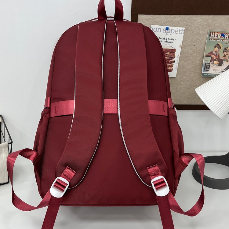 Spring new schoolbag Korean style Instagram cute color contrast high appearance level light backpack for primary school students from grades three to six Specification drawing