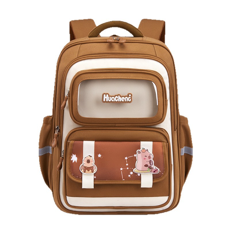 Cross-border Kapibala primary school schoolbag for children 1-3-6 grade boys and girls cartoon cute backpack Item Picture