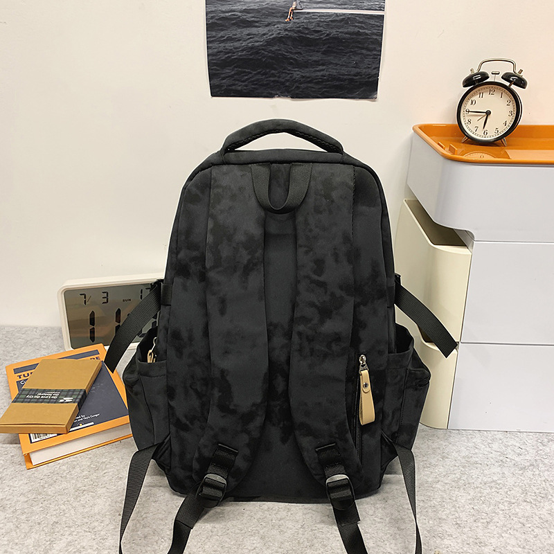 A new high-appearancelevel solid-color letter backpack from Korean Instagram, a couple's casual, simple, lightweight and large-capacity backpack Specification drawing