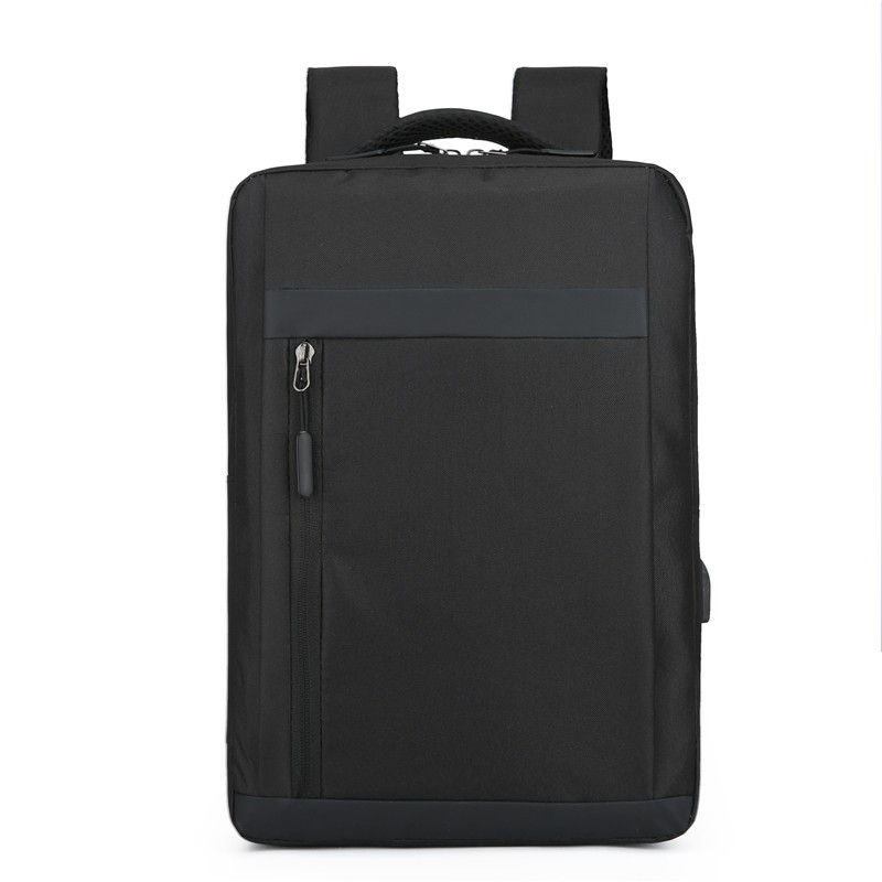 【 Customized 】logo large-capacity backpack, simple business casual backpack, multi-functional usb computer bag for commuting Application Scenario