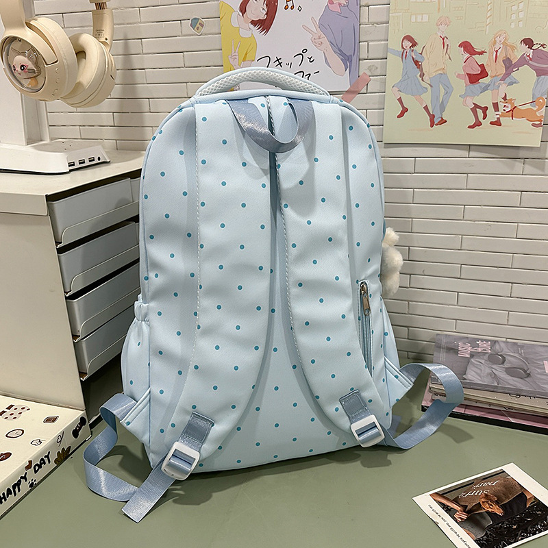A new Japanese-style handbag with a high level of appearance, sweet and cute, and a large capacity. It is a lightweight backpack for junior and senior high school students Specification drawing
