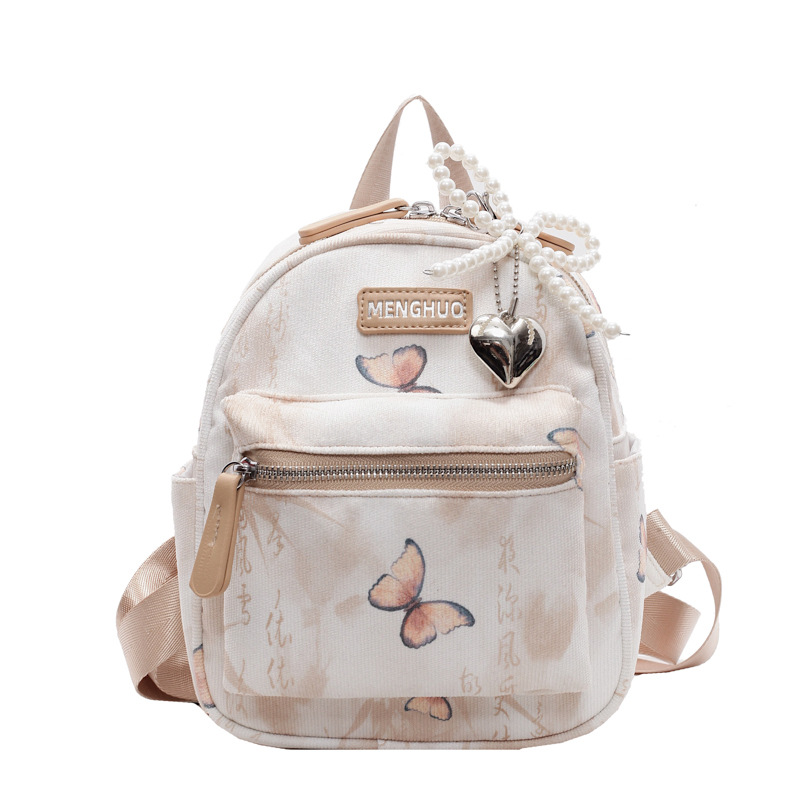 New niche backpack for women, a cute and sweet butterfly mini backpack with a traditional Chinese style for shopping and commuting Item Picture