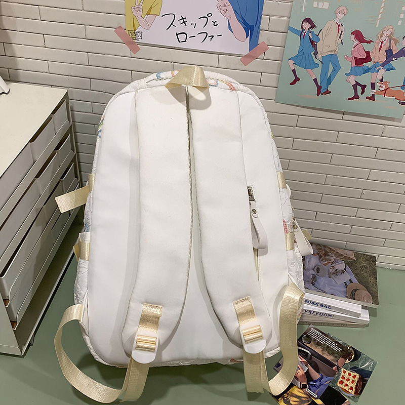 Schoolbag for female junior high school students, high appearance level, cute bow backpack, large-capacity backpack for primary school students from grades three to six Specification drawing
