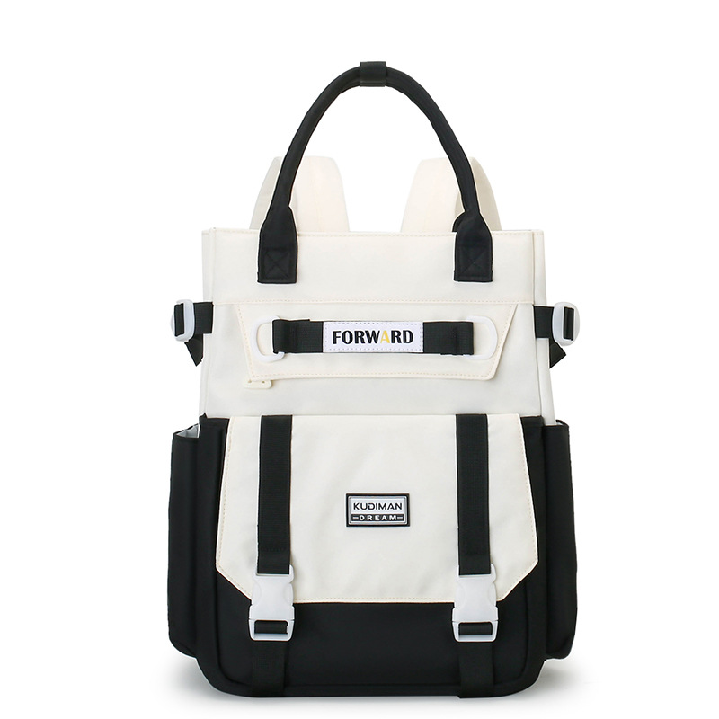 Simple and elegant tutorial bag for primary school students, portable book bag, lightweight and versatile tutorial bag, large-capacity portable backpack for middle school students Item Picture