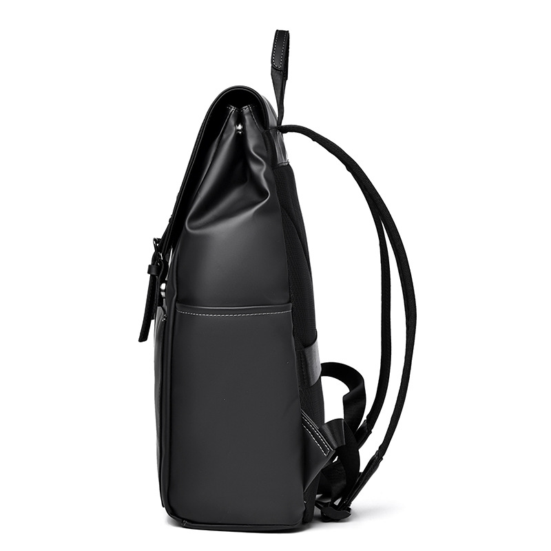 Men's casual and simple backpack, high-end large-capacity schoolbag, college style, men's and women's computer bag, cross-border Specification drawing