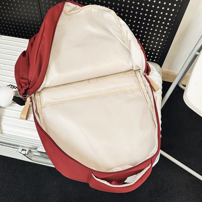 New two-piece schoolbag set: A large-capacity backpack for girls, a simple and lightweight backpack for junior and senior high school students, and a supplementary bag for primary school students Specification drawing