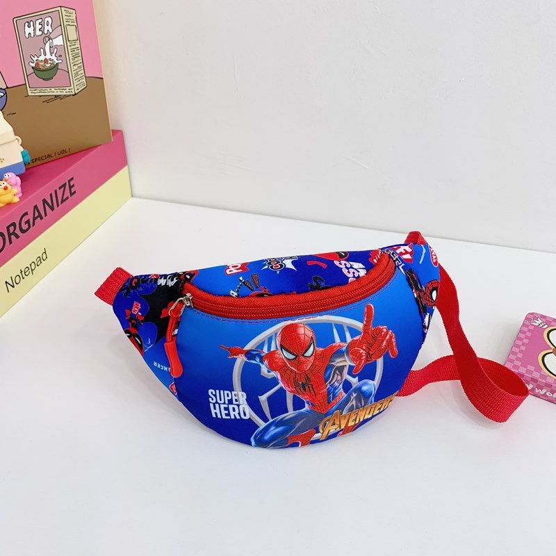 New cross-border children's coin purse for boys and girls, trendy cartoon single-shoulder crossbody bag, baby outdoor casual small waist bag details Picture